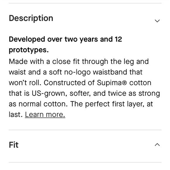 Everlane Uniform Cotton Boxer Brief Close Fit Heather Grey S NWT Lightweight - Picture 3 of 6